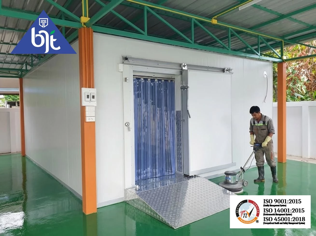 Cold storage mini berkualitas dengan ramp plat bordes